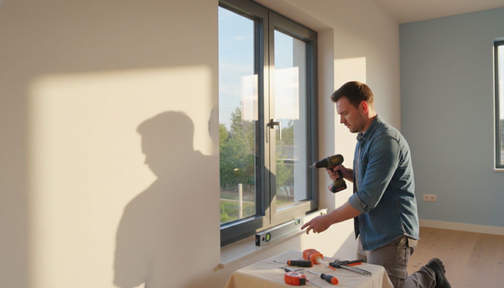 Einbau von Unterlichtfenster für ein besseres Raumklima