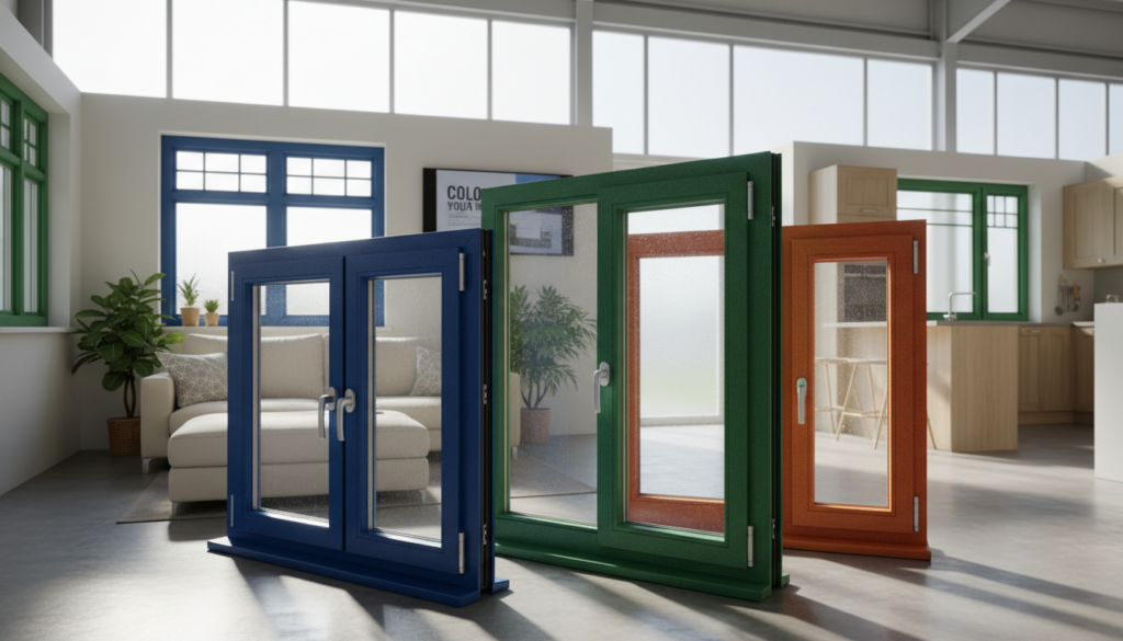 Farbauswahl bei Kunststofffenstern Farbauswahl bei Kunststofffenstern