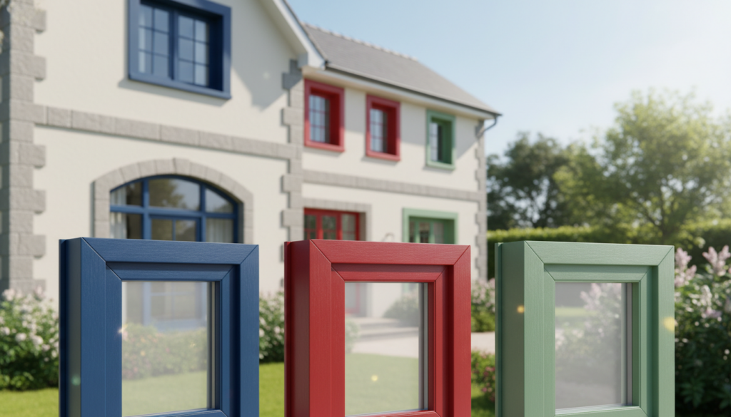 Farbvielfalt bei Kunststofffenstern Farbvielfalt bei Kunststofffenstern