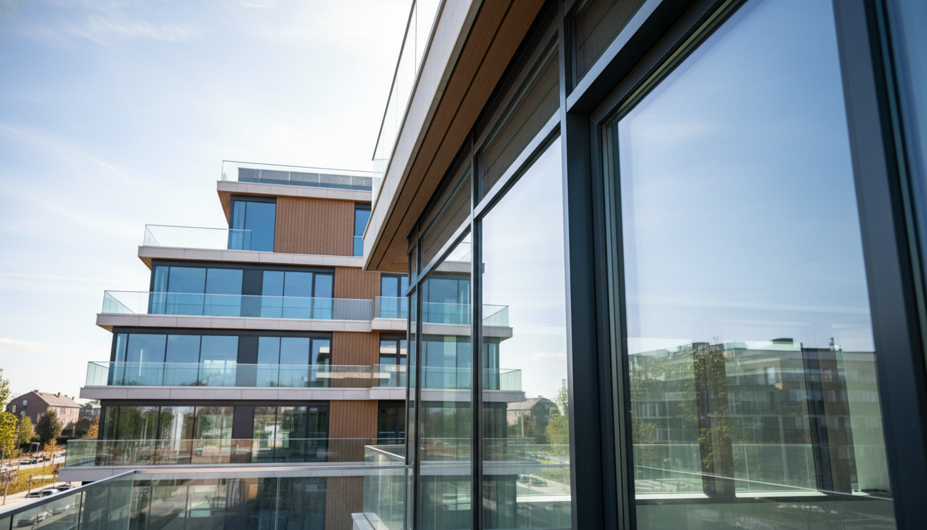 Fenster für den Neubau