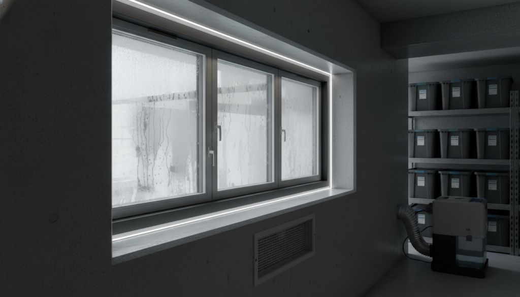 Kellerfenster zur Feuchtigkeitsregulierung Kellerfenster zur Feuchtigkeitsregulierung