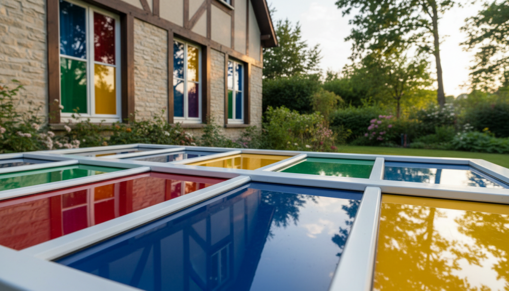 Kunststofffenster in verschiedenen Farben Kunststofffenster in verschiedenen Farben