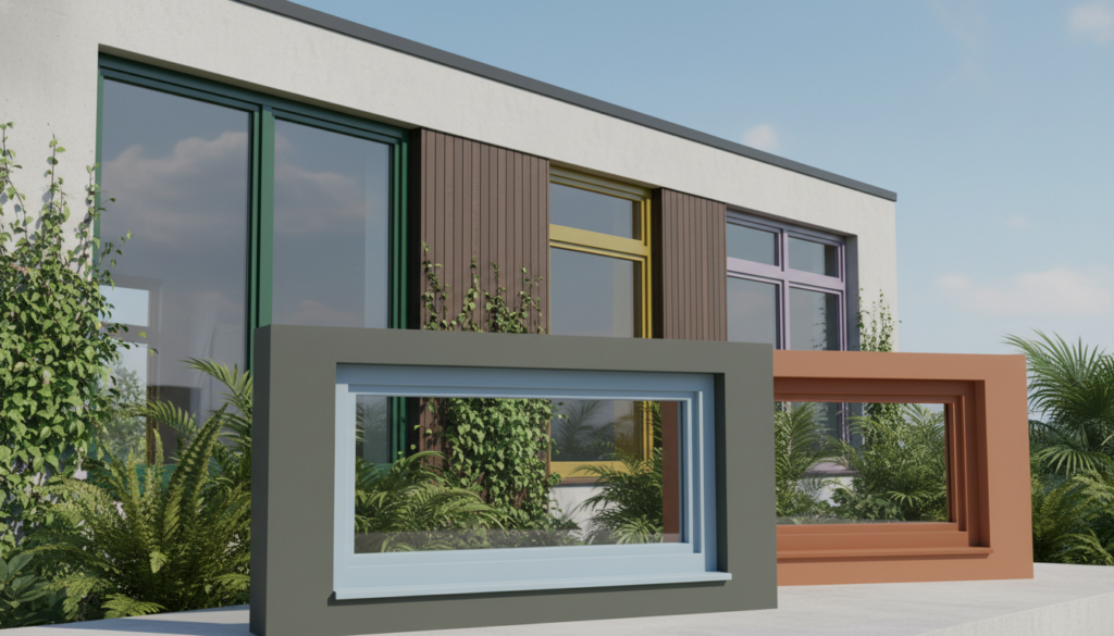 Kunststofffenster trendige Farbtöne Kunststofffenster trendige Farbtöne