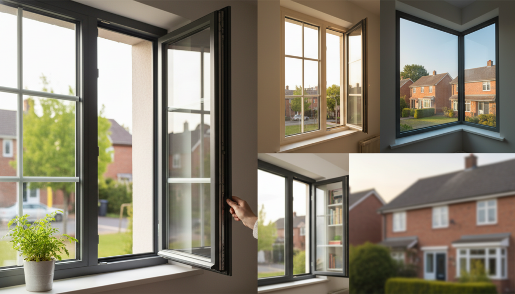 Montage von Dreh Kipp Fenster