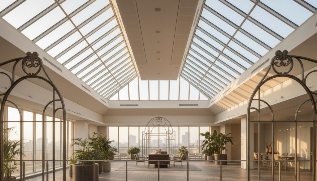 Oberlichtfenster und Verglasungssysteme Oberlichtfenster und Verglasungssysteme