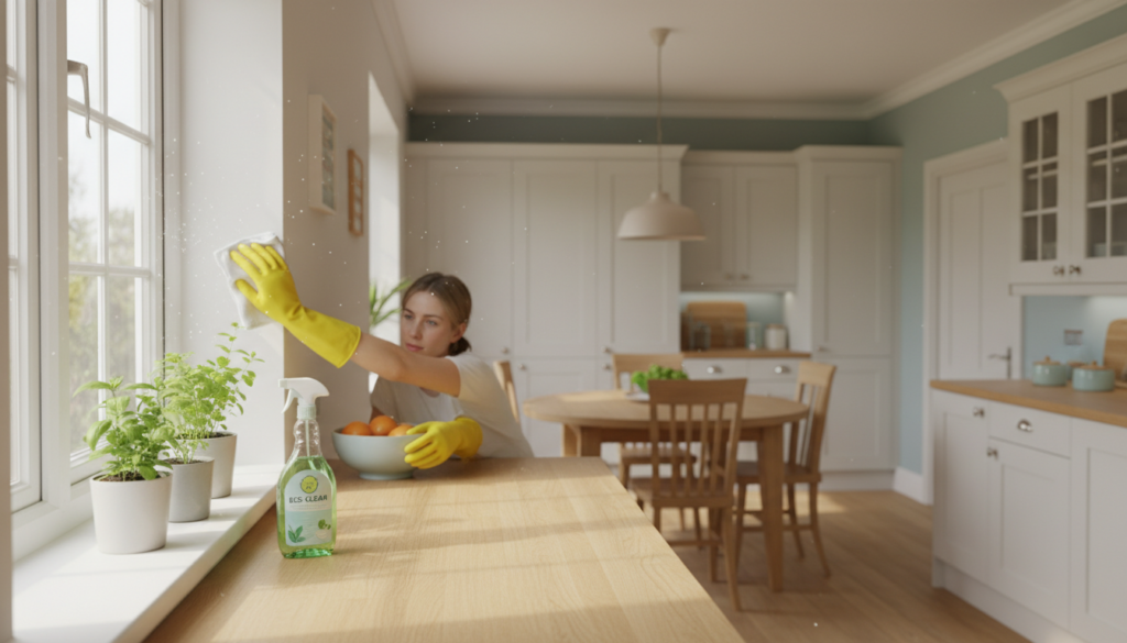 Pflege und Wartung von Küchenfenstern