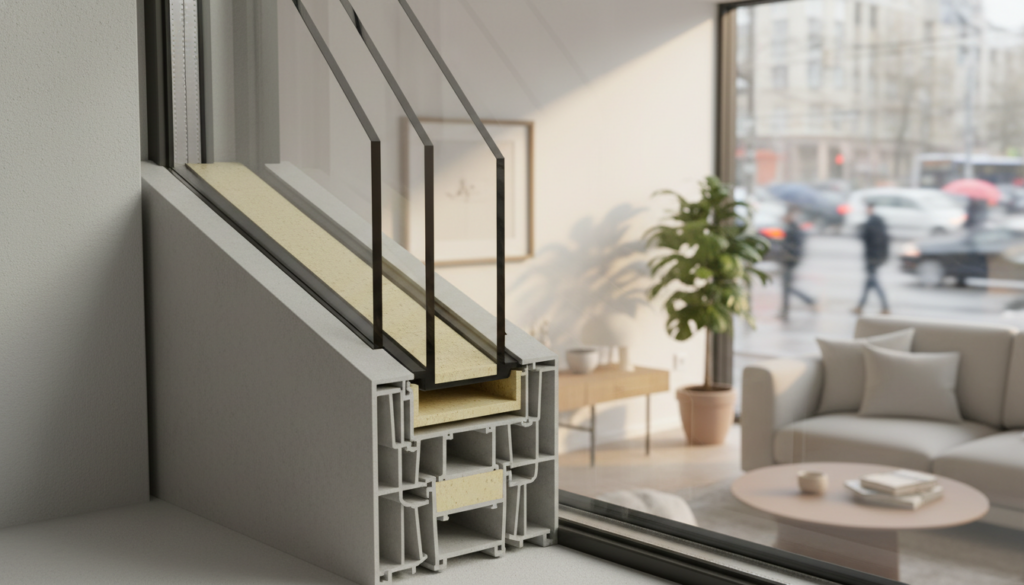 Schallschutz im Kunststofffenster Schallschutz im Kunststofffenster